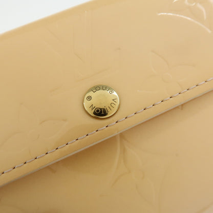 Louis Vuitton Ludlow Vernis, Beige, Patent Leather, Wallet