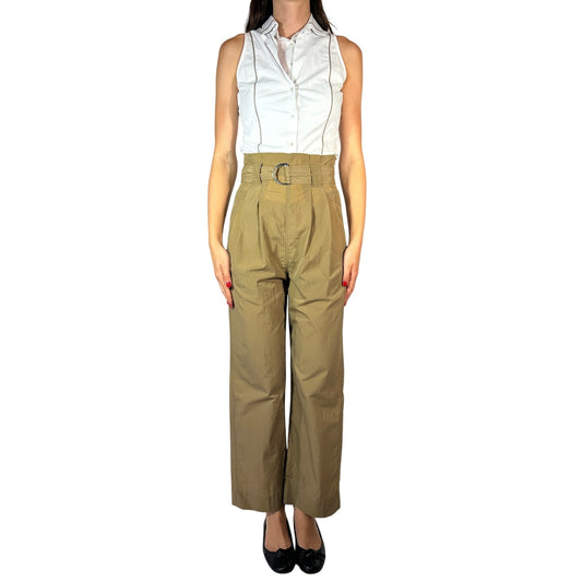 Ganni High Waisted Paperbag Trousers