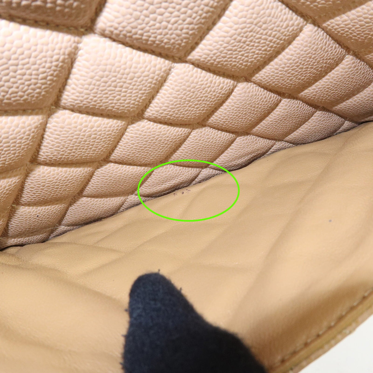 Chanel Medallion Quilted Lambskin, Beige, Leather, Tote Bag