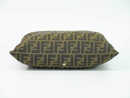 Fendi Convertible Zucca Canvas, Brown, Canvas, Tote Bag