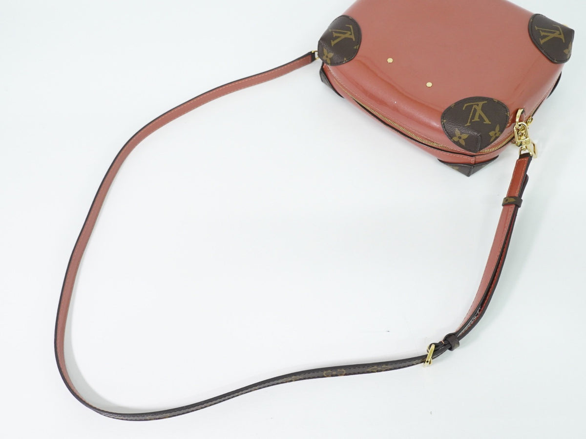 Louis Vuitton Venice Vernis with Monogram Canvas, Pink, Patent Leather, Shoulder Bag
