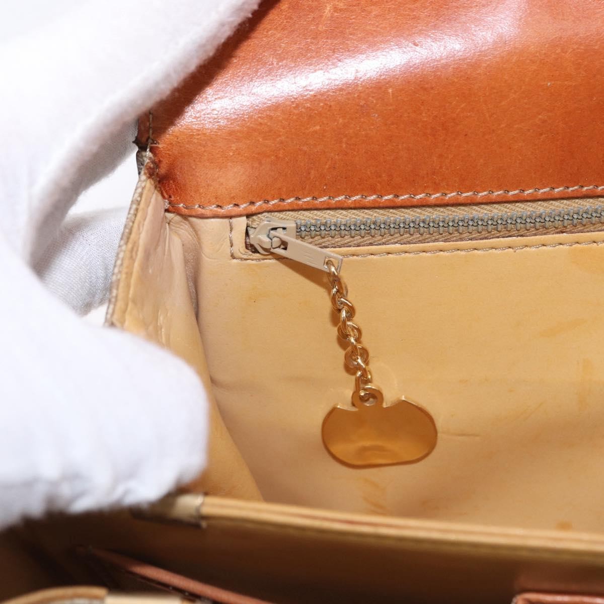 Celine Macadam Canvas, Beige, Canvas, Shoulder Bag