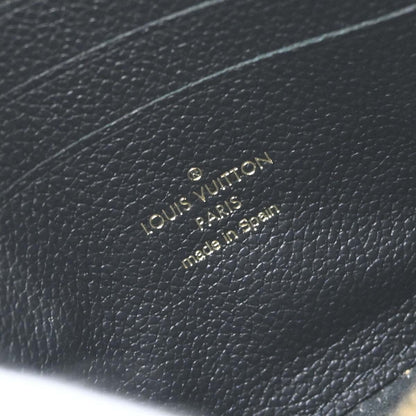 Louis Vuitton Double Zip Pochette Monogram Empreinte Leather, Black, Leather, Clutch