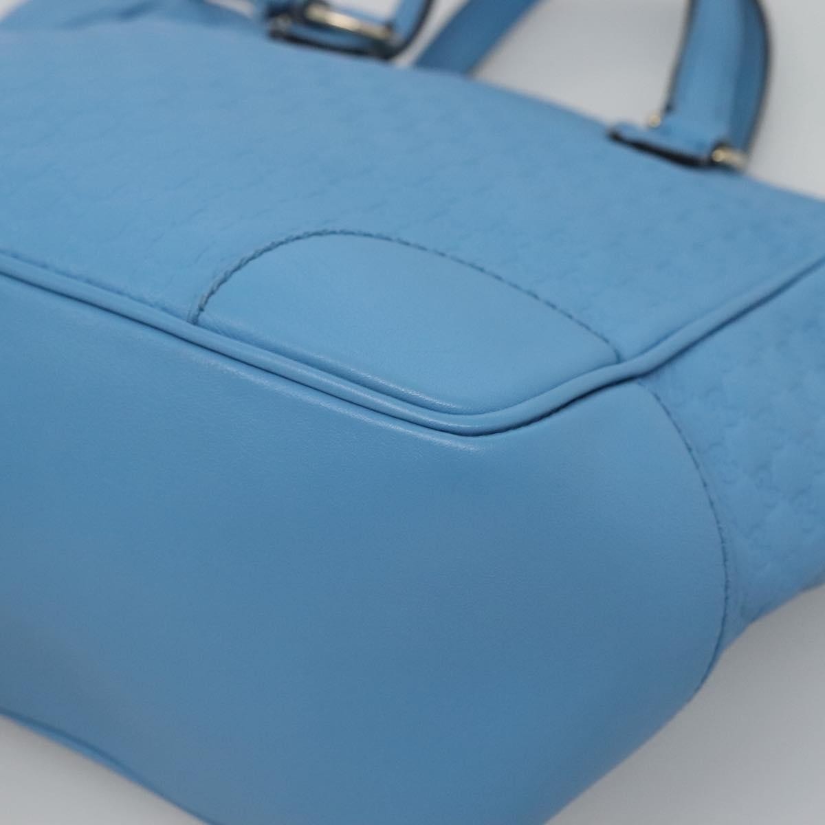 Gucci Bree Convertible Tote Microguccissima Leather, Blue, Leather, Tote Bag