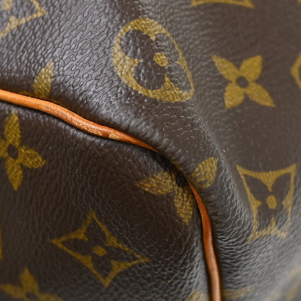 Louis Vuitton Keepall Monogram Canvas, Brown, Canvas, Travel Bag