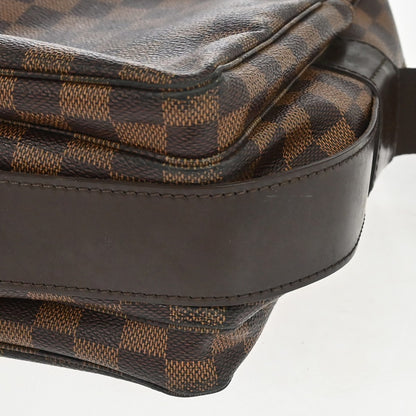 Louis Vuitton Naviglio Damier, Brown, Canvas, Handbag
