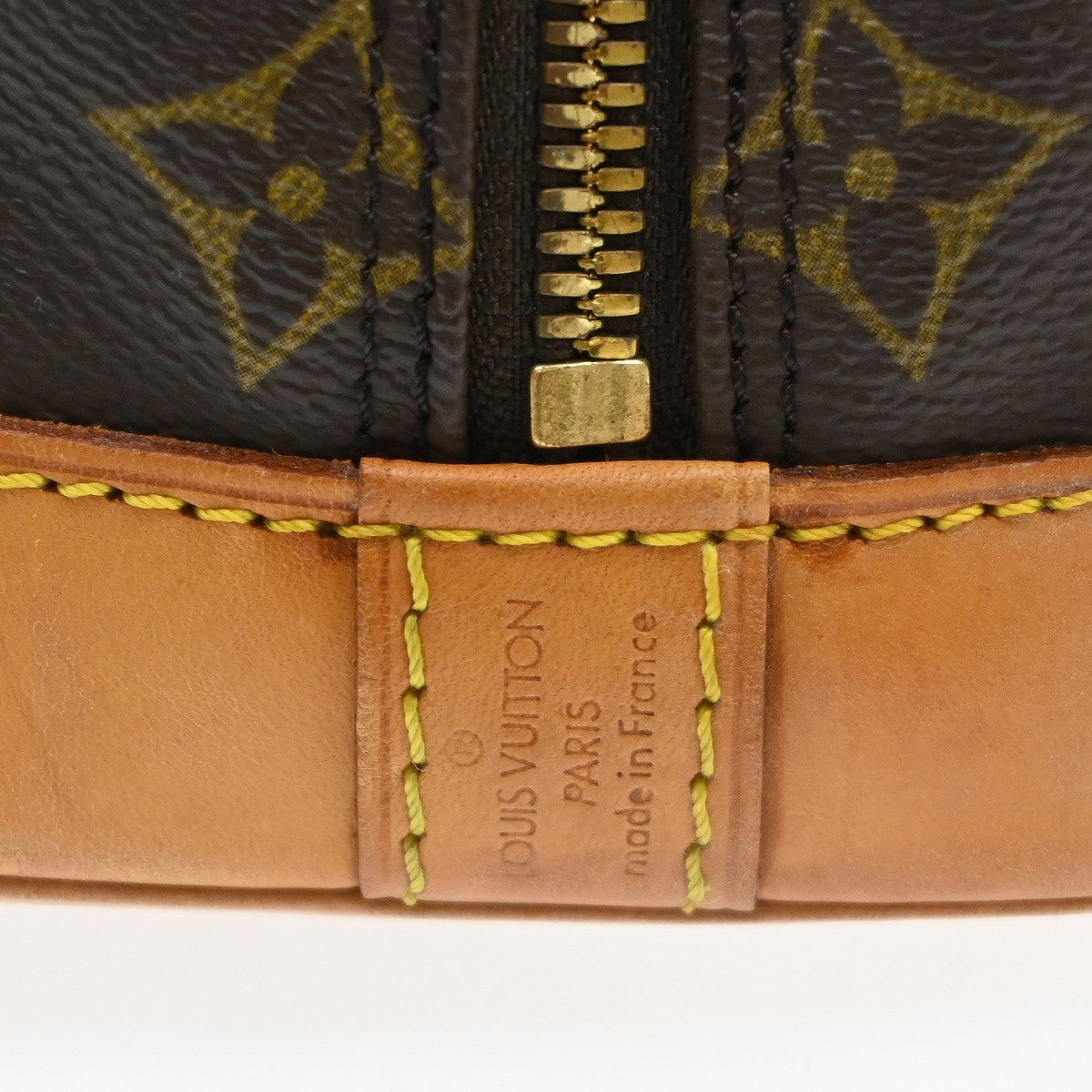 Louis Vuitton Alma Monogram, Brown, Canvas, Handbag
