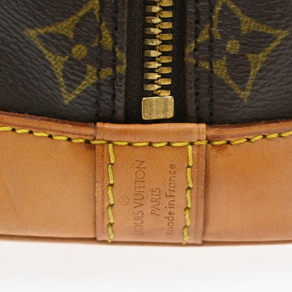 Louis Vuitton Alma Monogram, Brown, Canvas, Handbag