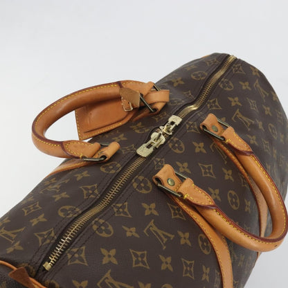 Louis Vuitton Keepall Monogram, Brown, Canvas, Travel Bag