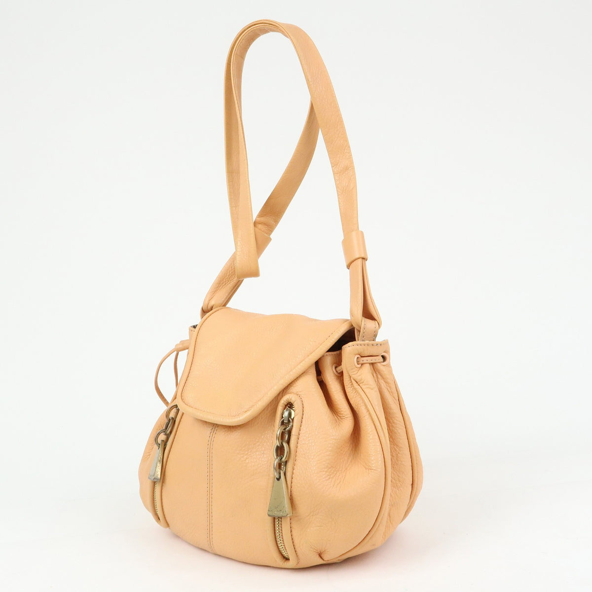 Chloe shoulder bag Leather, Orange, Leather, Shoulder Bag