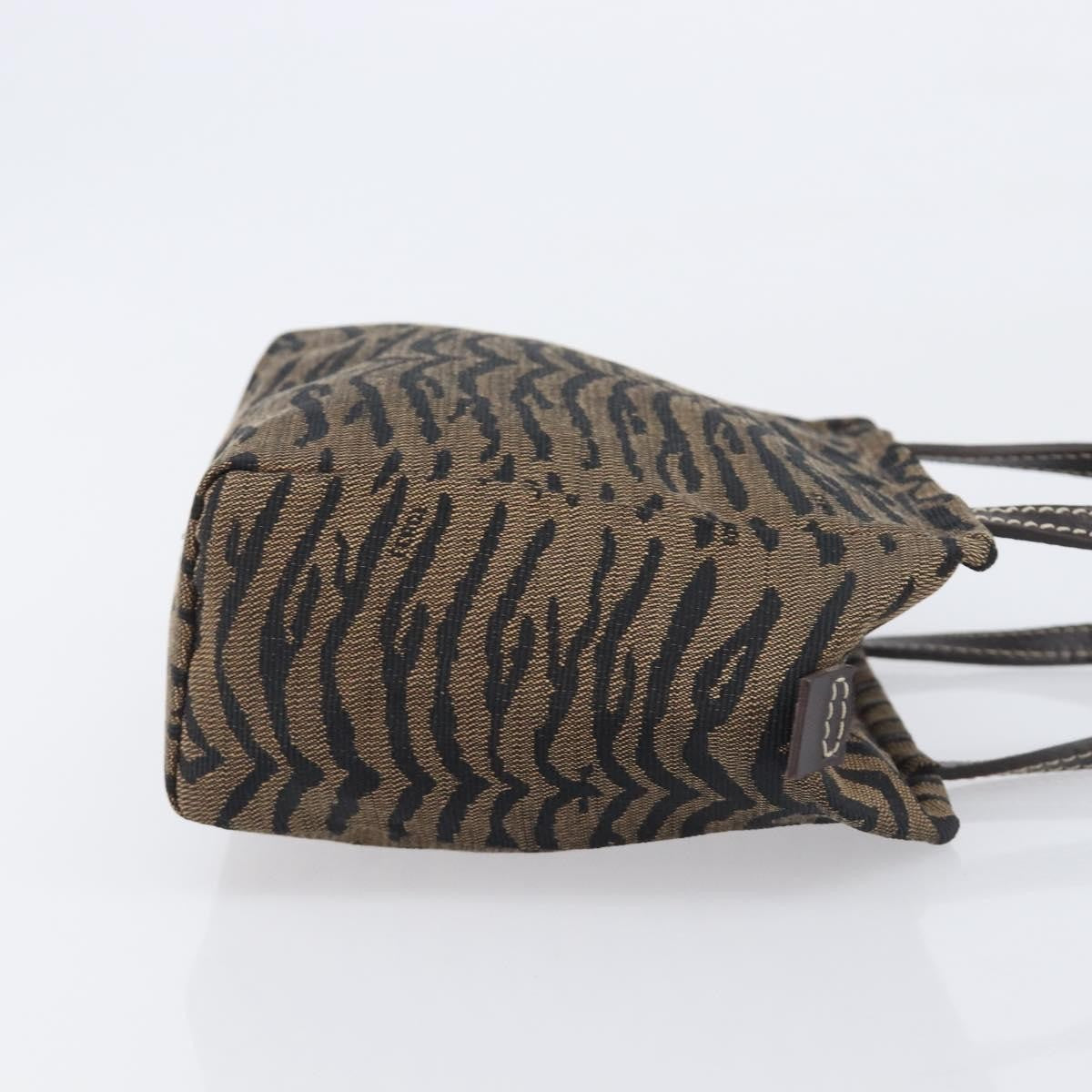 Fendi Handbag canvas, Brown, Canvas, Handbag