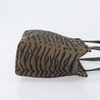 Fendi Handbag canvas, Brown, Canvas, Handbag