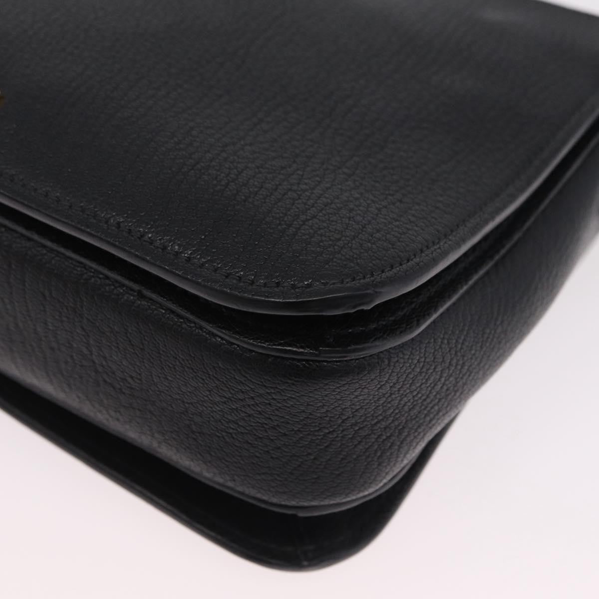 Miu Miu Shoulder Leather, Black, Leather, Shoulder Bag