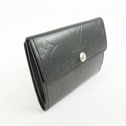Louis Vuitton Ludlow Vernis, Gray, Leather, Wallet