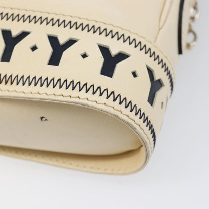 Saint Laurent Vintage Shoulder bag Leather, Beige, Leather, Shoulder Bag