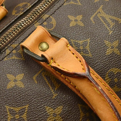 Louis Vuitton Keepall Monogram, Brown, Canvas, Travel Bag