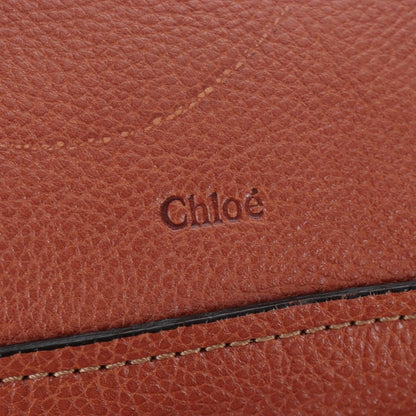Chloe Paraty Quilted Leather, Brown, Leather, Handbag