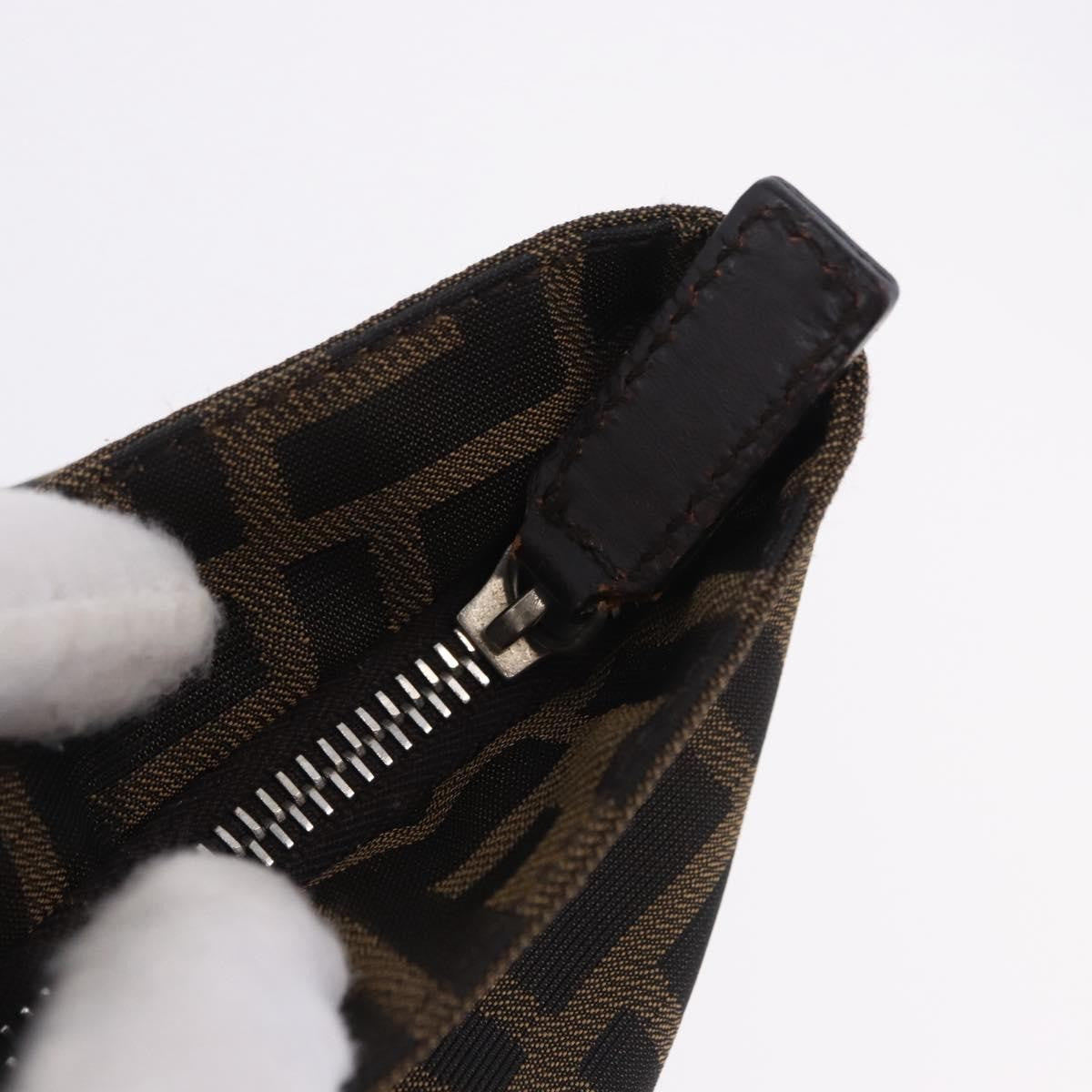 Fendi Zucca Canvas, Brown, Canvas, Tote Bag