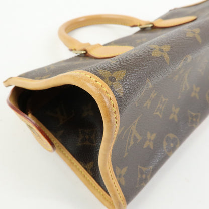 Louis Vuitton Popincourt Handle Monogram Canvas, Brown, Canvas, Handbag