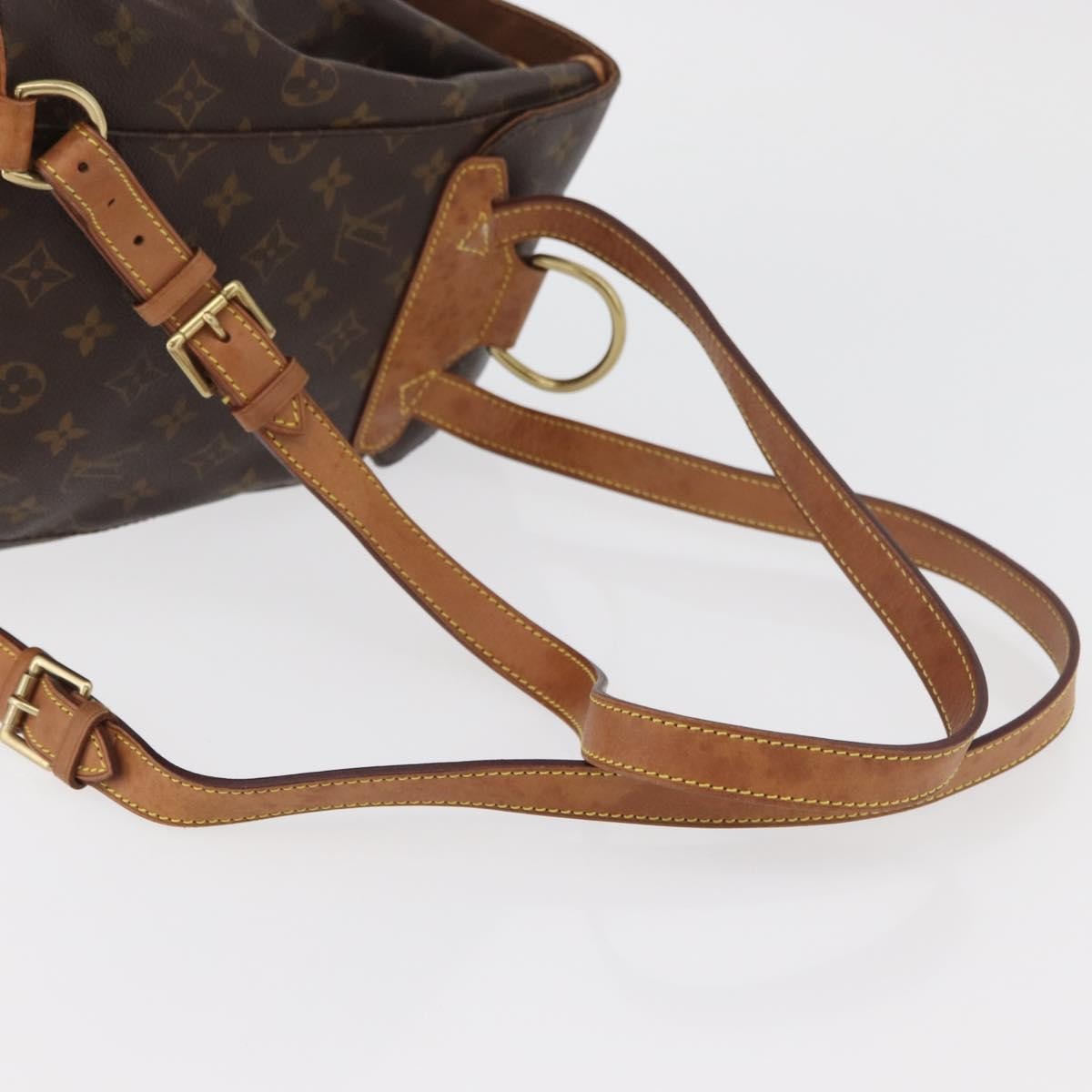Louis Vuitton Vintage Montsouris Monogram Canvas, Brown, Canvas, Backpack