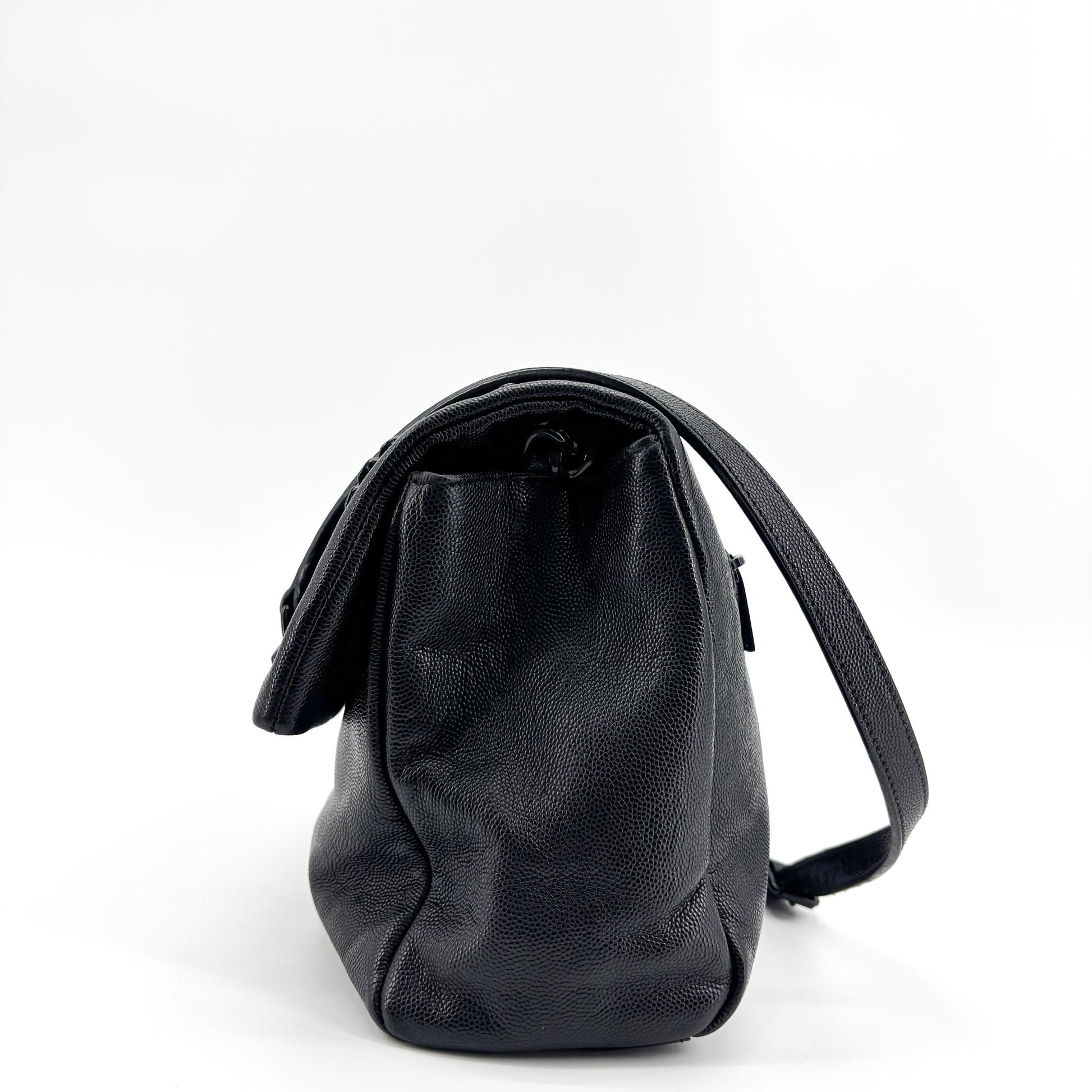 Saint Laurent Nolita Satchel Matelasse Chevron Leather, Black, Leather, Handbag