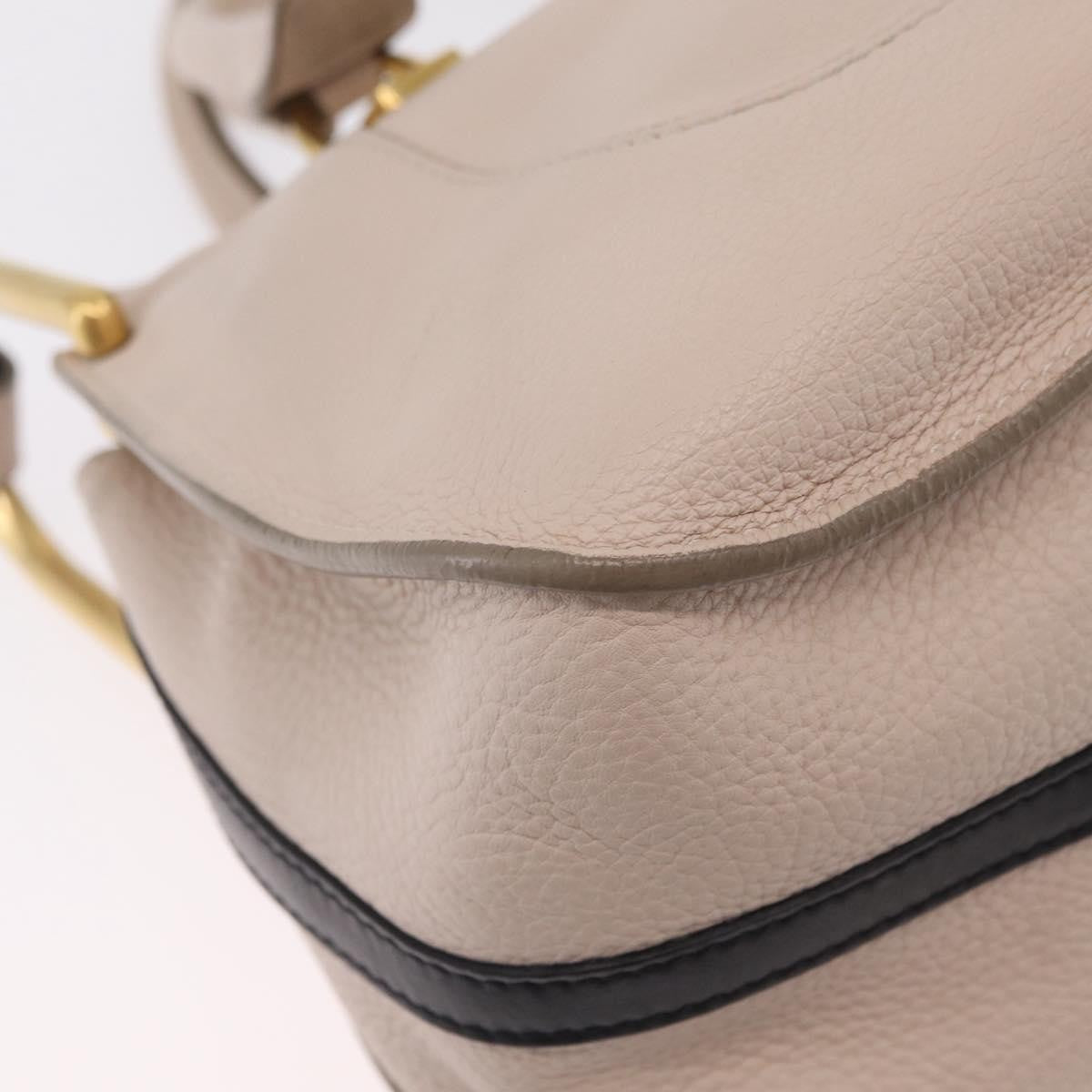 Chloe Hailey Leather, Beige, Leather, Handbag