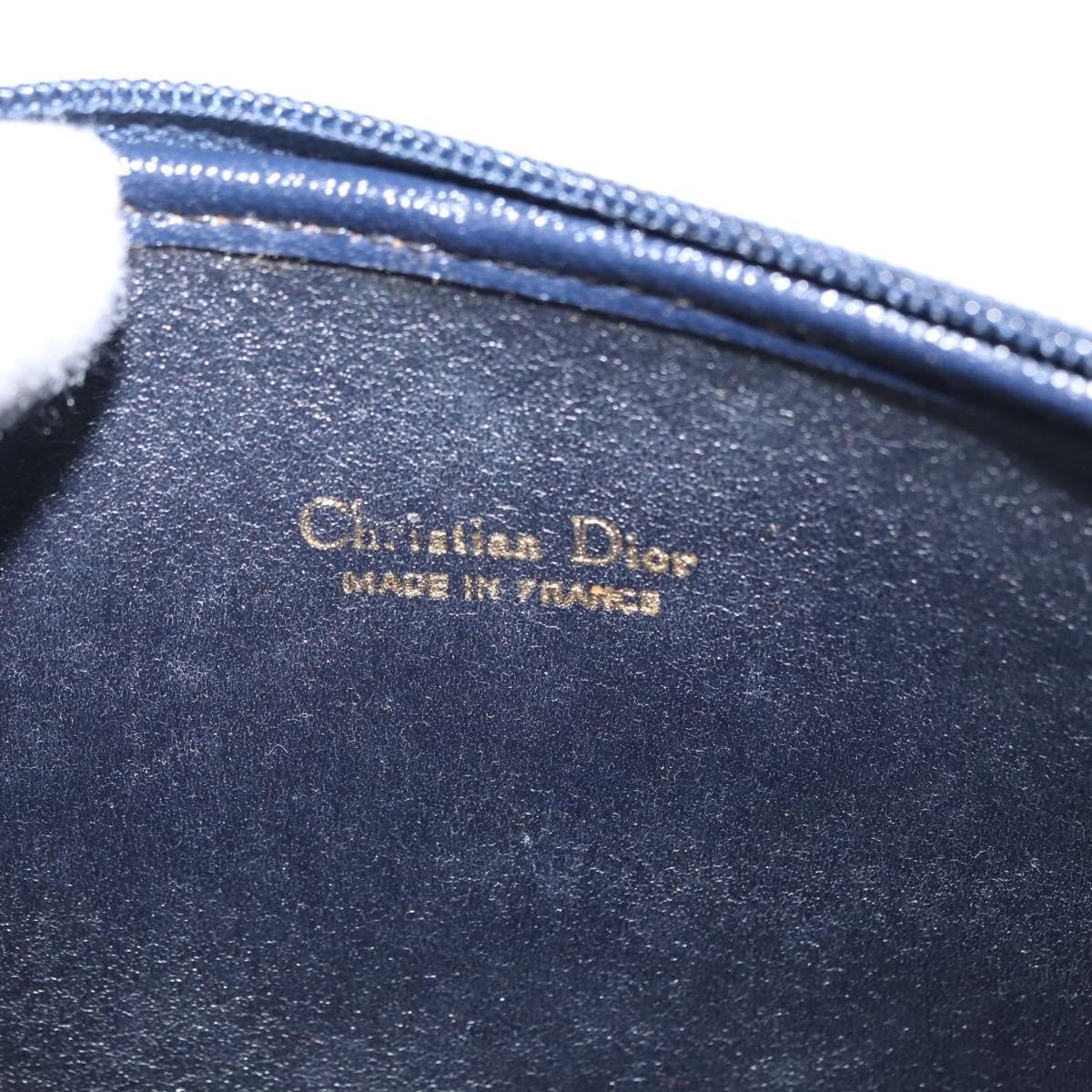Christian Dior Trotter Clutch Trotter Canvas, Navy, Canvas, Clutch
