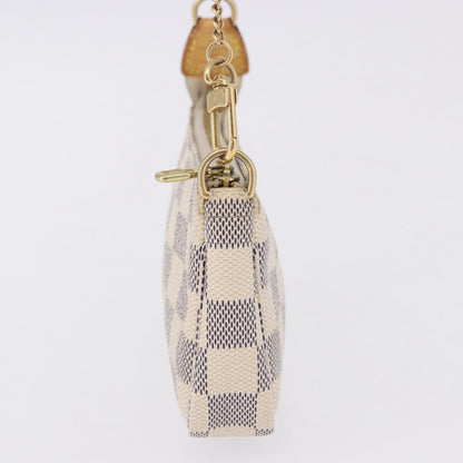 Louis Vuitton Mini pochette accessoires Damier Canvas, Beige, Canvas, Clutch