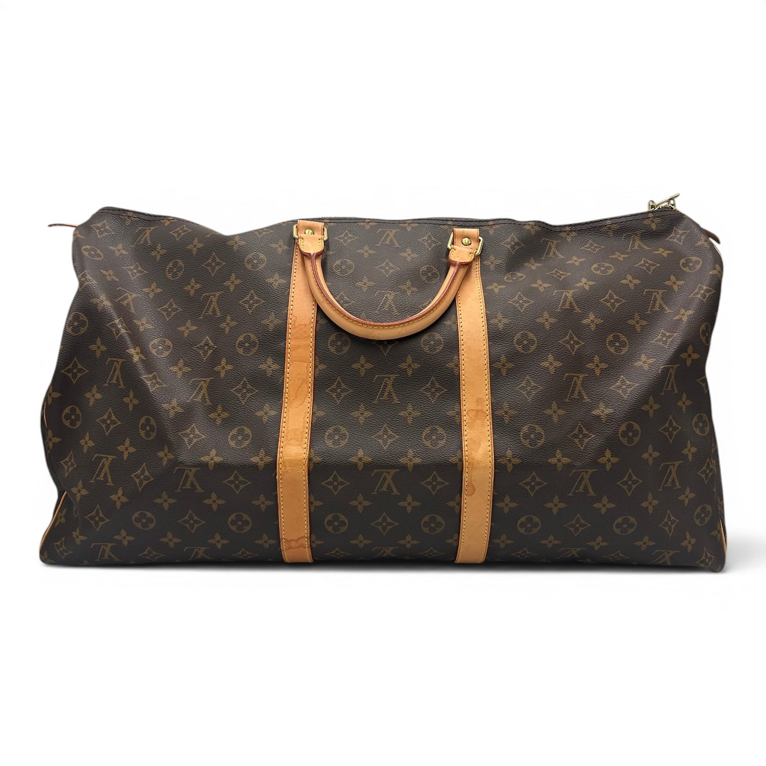 Louis Vuitton Keepall Monogram Canvas, Brown, Canvas, Travel Bag