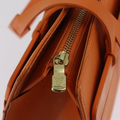 Louis Vuitton Croisette Damier with Braided Detail, Orange, Leather, Tote Bag