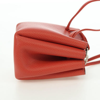 Hermes Vespa Leather, Red, Leather, Clutch