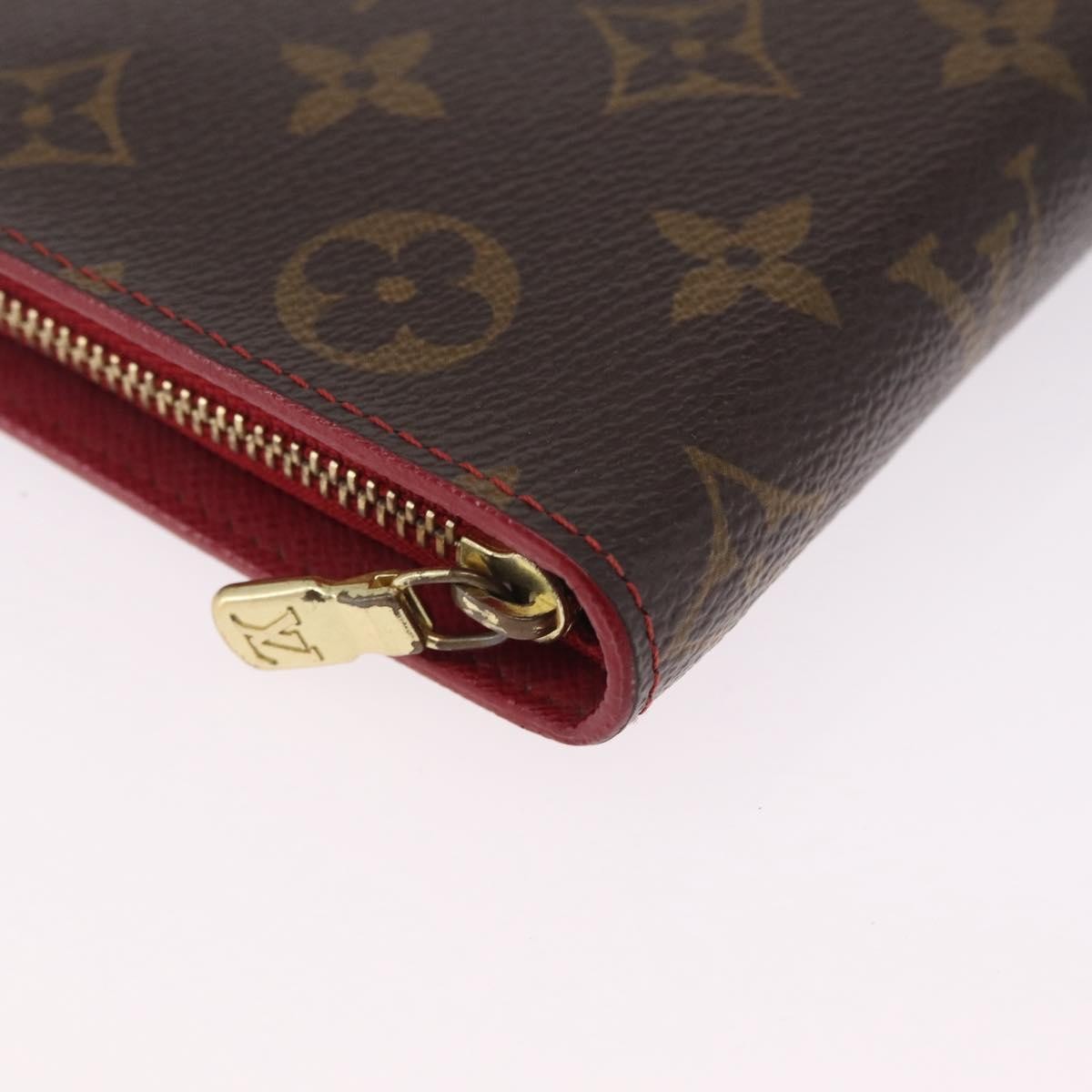 Louis Vuitton Porte-Monnaie Zippy Limited Edition Monogram Cerises, Red, Canvas, Wallet