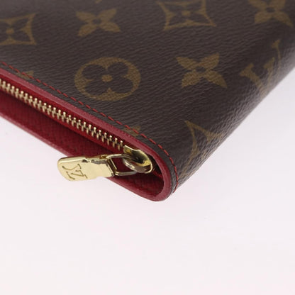 Louis Vuitton Porte-Monnaie Zippy Limited Edition Monogram Cerises, Red, Canvas, Wallet