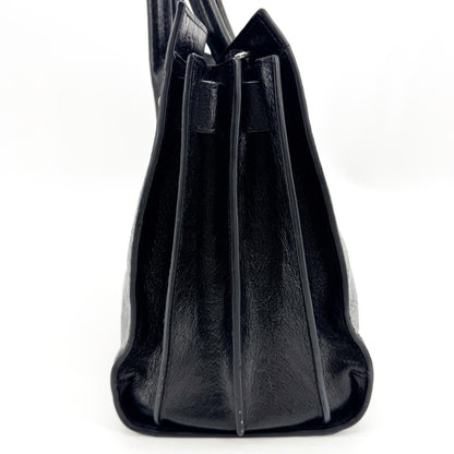 Saint Laurent Sac de Jour Leather, Black, Leather, Handbag