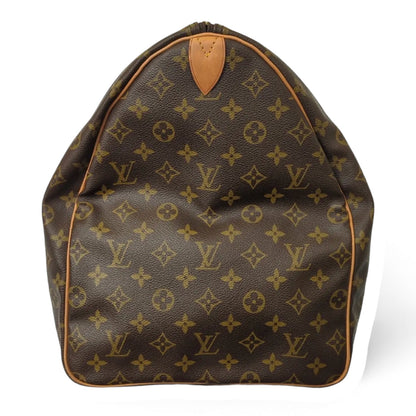 Louis Vuitton Keepall Monogram Canvas, Brown, Canvas, Travel Bag