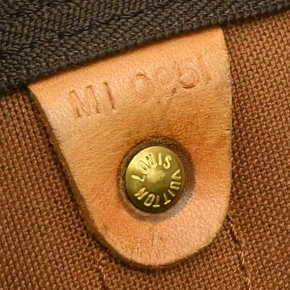 Louis Vuitton Keepall Monogram, Brown, Canvas, Travel Bag