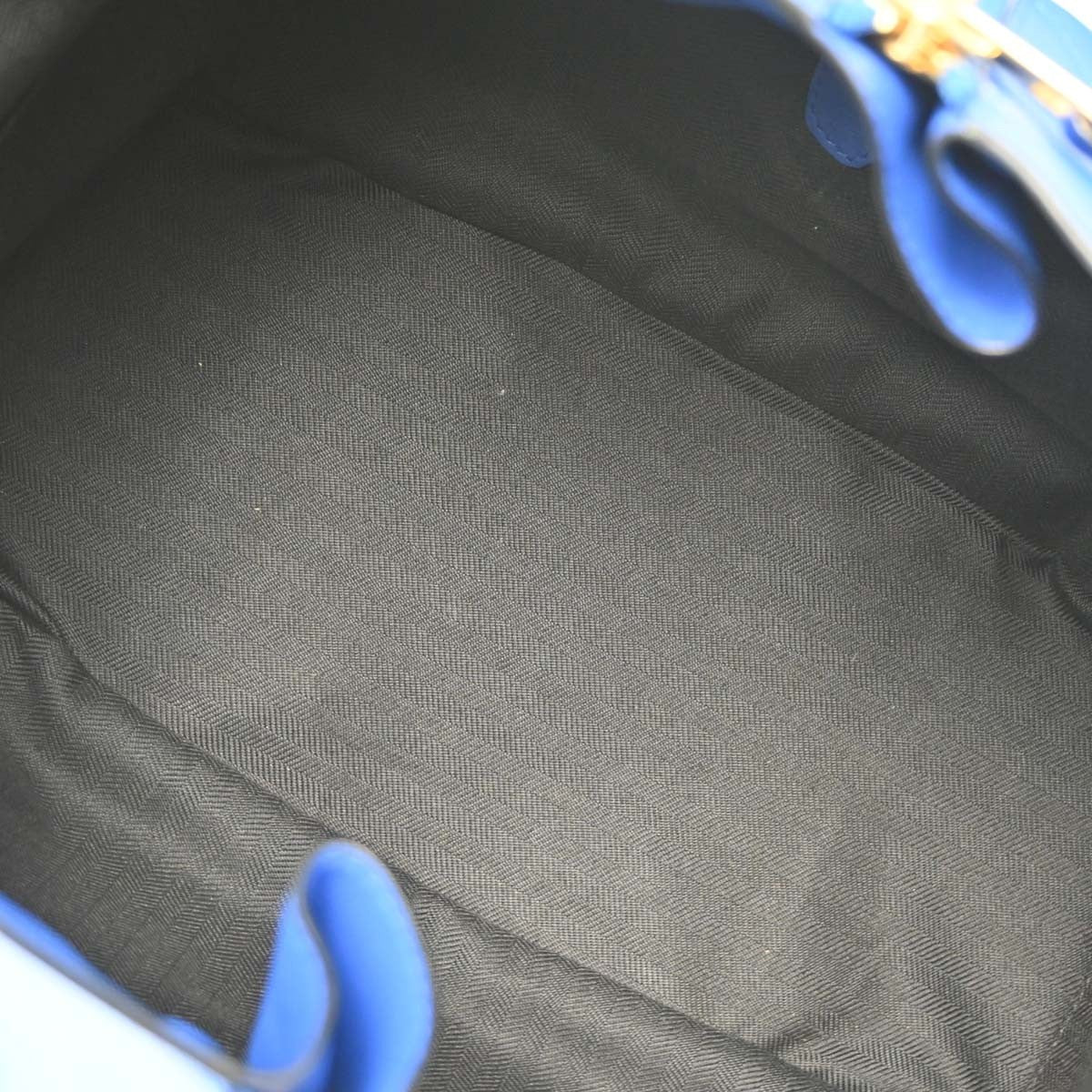 Loewe Hammock Leather, Blue, Leather, Handbag