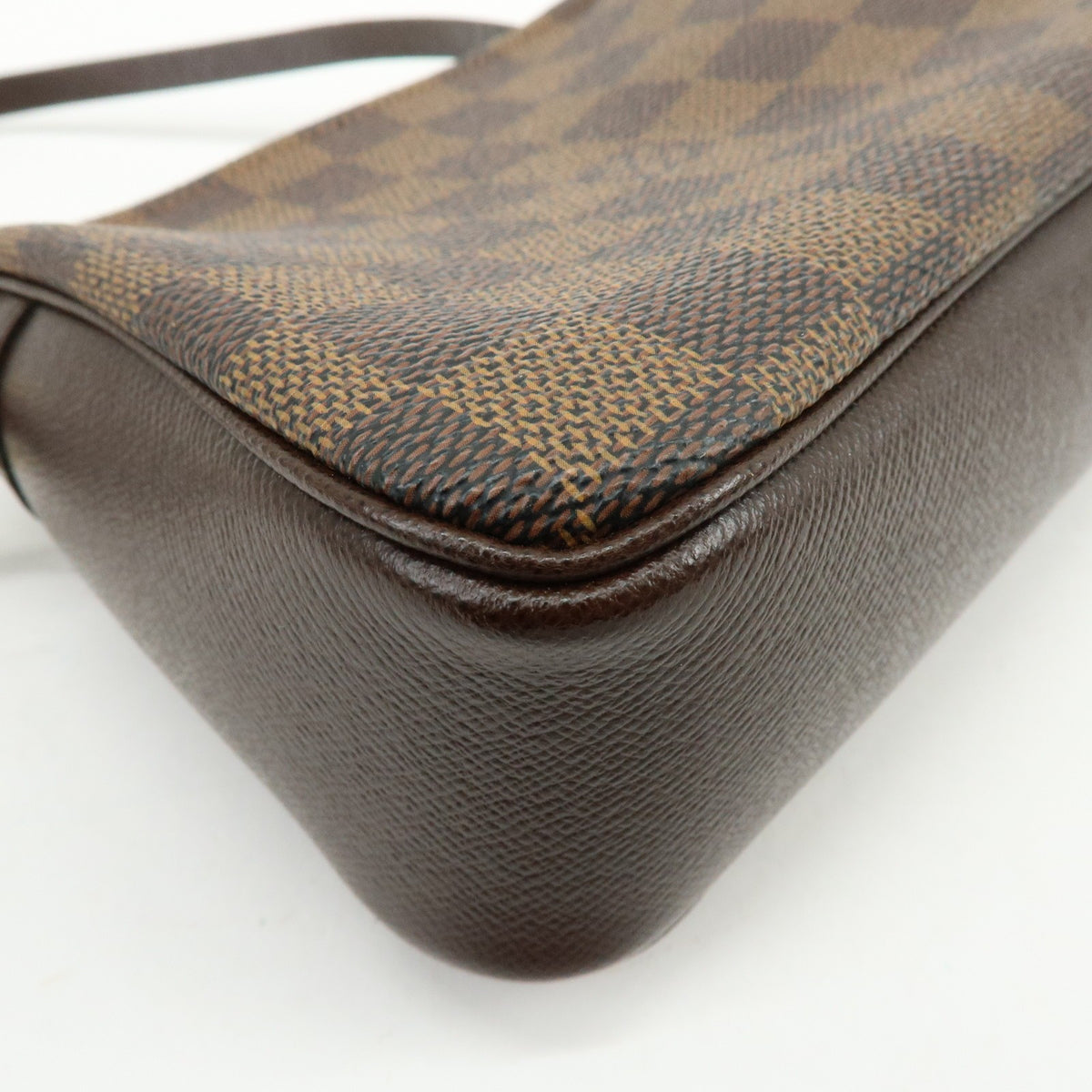 Louis Vuitton Trousse Make Up Damier, Brown, Canvas, Clutch