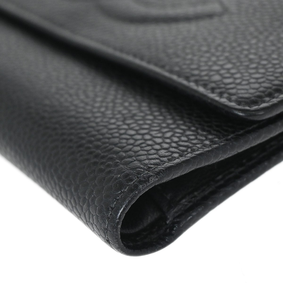 Chanel Timeless CC French Caviar, Black, Calfskin, Wallet