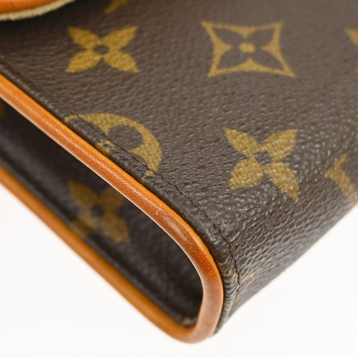 Louis Vuitton Florentine Monogram, Brown, Canvas, Clutch