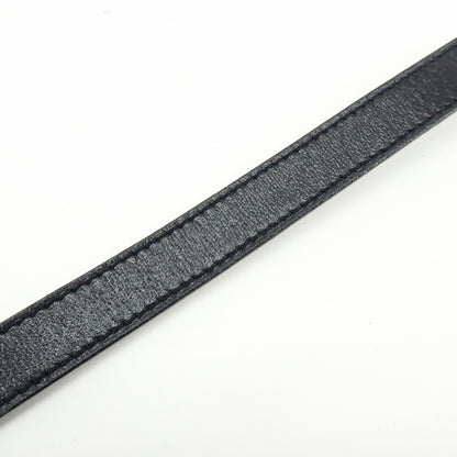 Hermes Kelly Double Tour Leather, Black, Leather, Bracelet