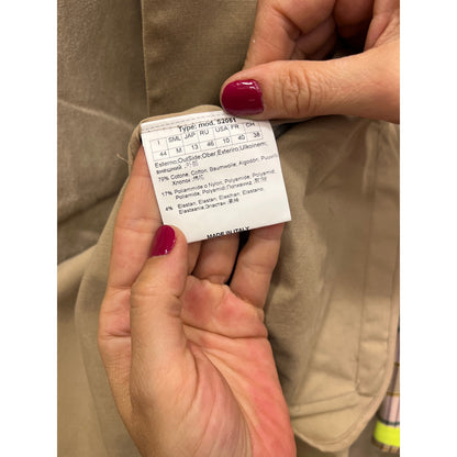 Mouche Short Beige Trench Coat