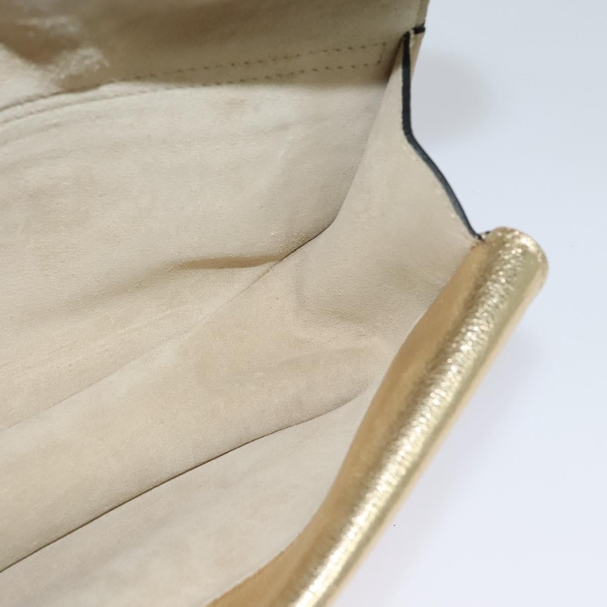 Chloe Georgia Leather, Gold, Leather, Shoulder Bag
