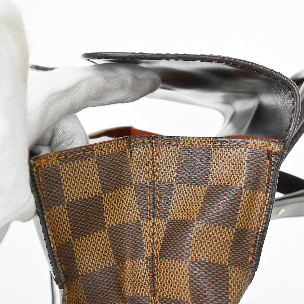 Louis Vuitton Soho Damier Ebene, Brown, Canvas, Backpack