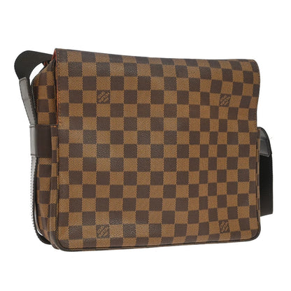 Louis Vuitton Naviglio Damier Ebene, Brown, Canvas, Shoulder Bag