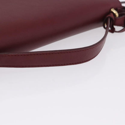 Salvatore Ferragamo Aileen Leather, Burgundy, Leather, Shoulder Bag