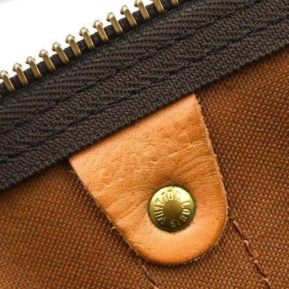 Louis Vuitton Keepall Bandoulière Monogram, Brown, Canvas, Travel Bag