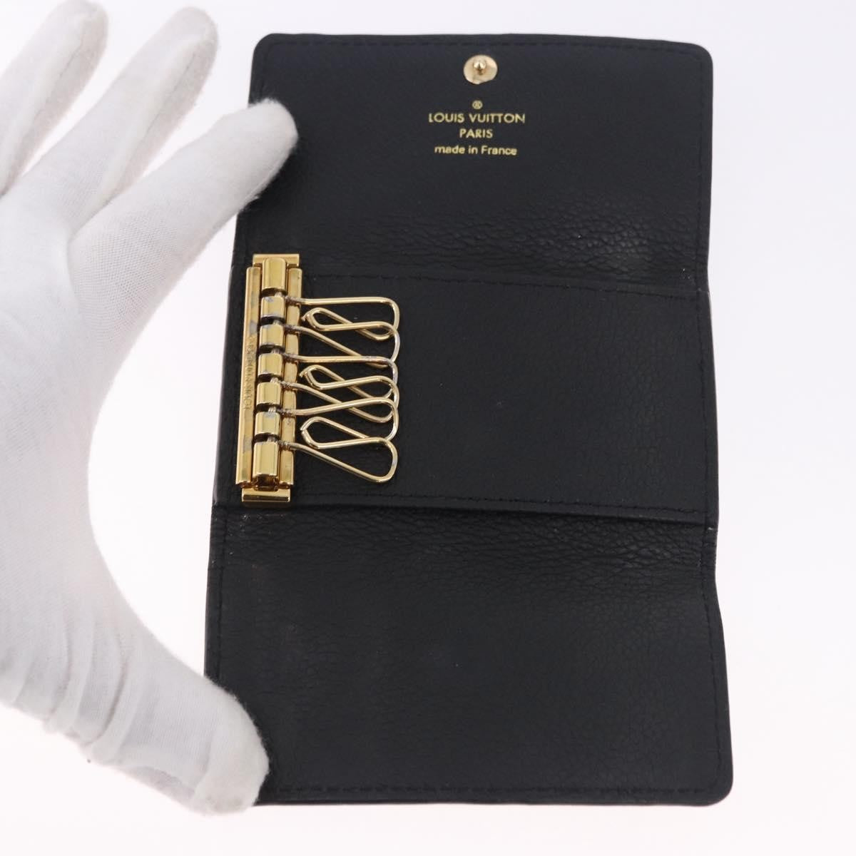 Louis Vuitton Multiclés 6 monogramme empreinte, Black, Leather, Wallet