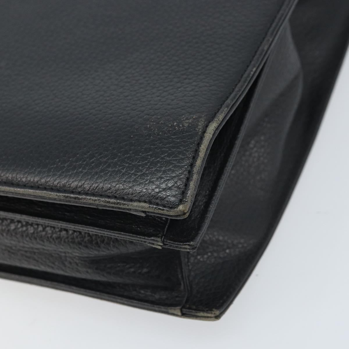 Burberry Vintage Leather, Black, Leather, Briefcase