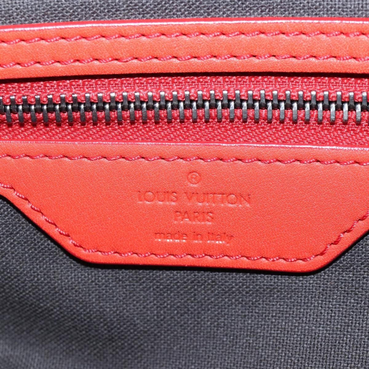 Louis Vuitton Keepall Bandouliere Damier Infini Leather, Red, Leather, Travel Bag